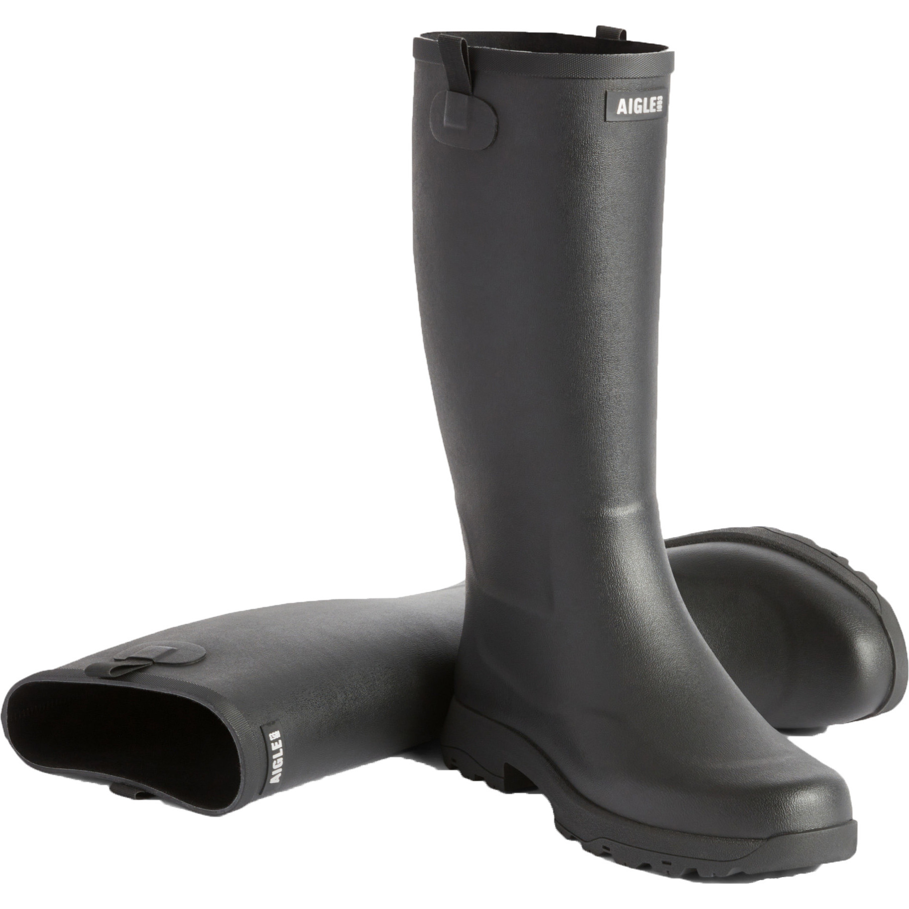 Aigle Womens Alya High Wellington Boots NC0524 - Black